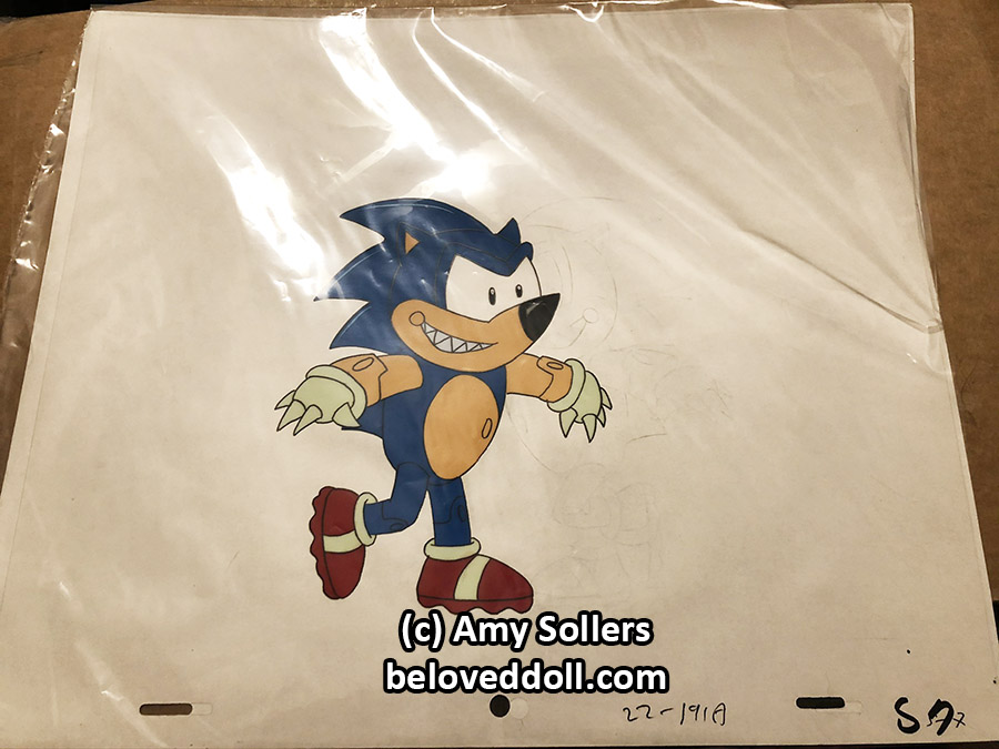 Adventures of Sonic the Hedgehog Pseudo Sonic Animation Cel