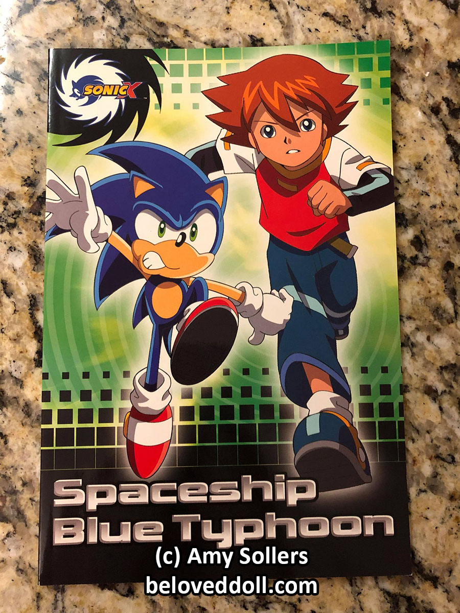 SonicX Spaceship Blue Typhoon Book
